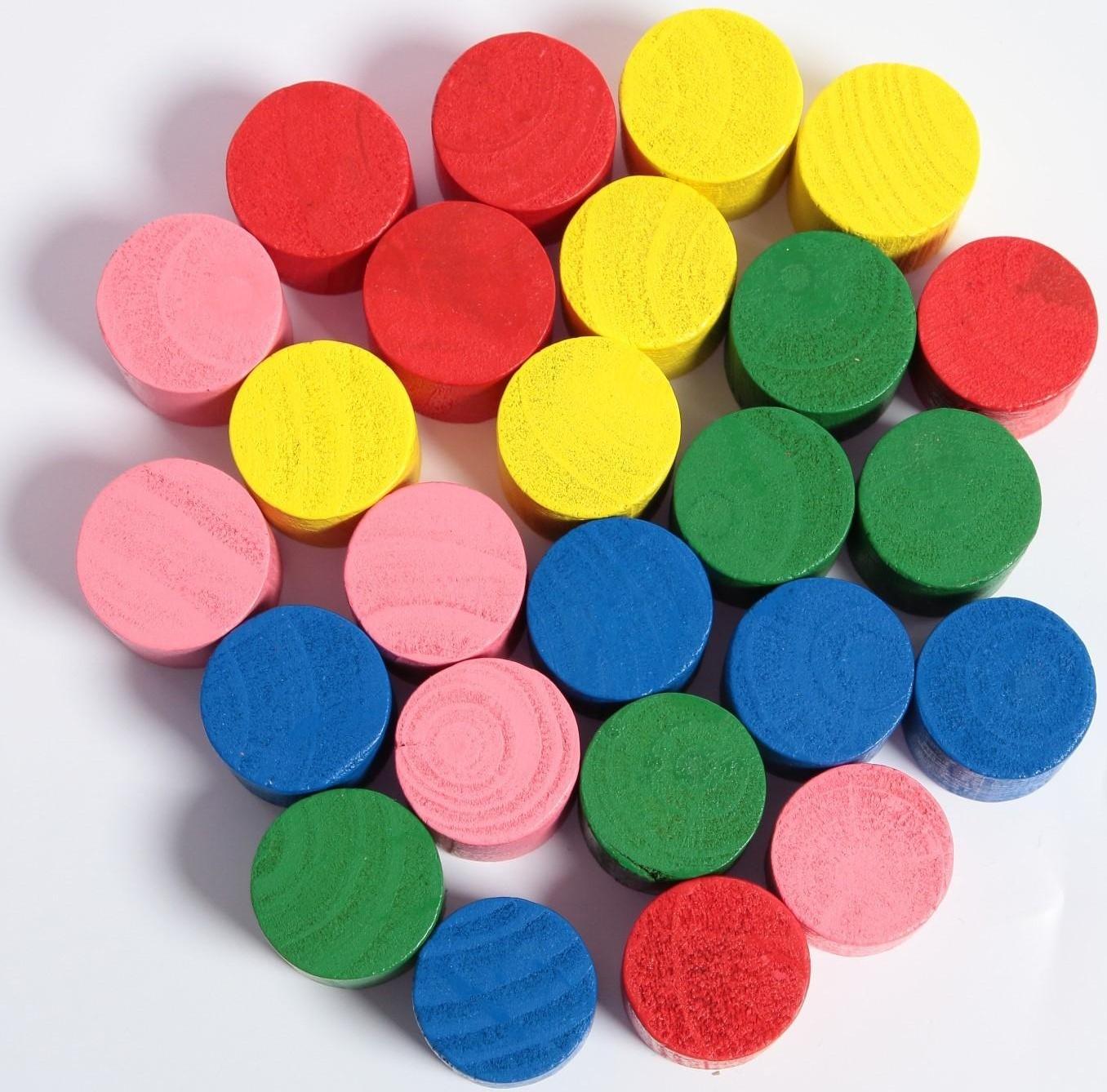 Деревянный конструктор «Цилиндры» 25 шт.