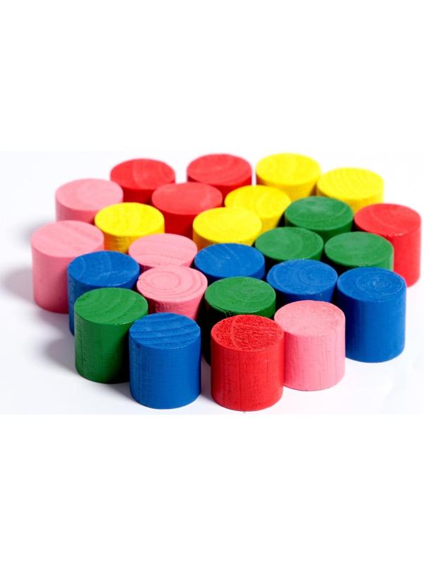 Деревянный конструктор «Цилиндры» 25 шт.