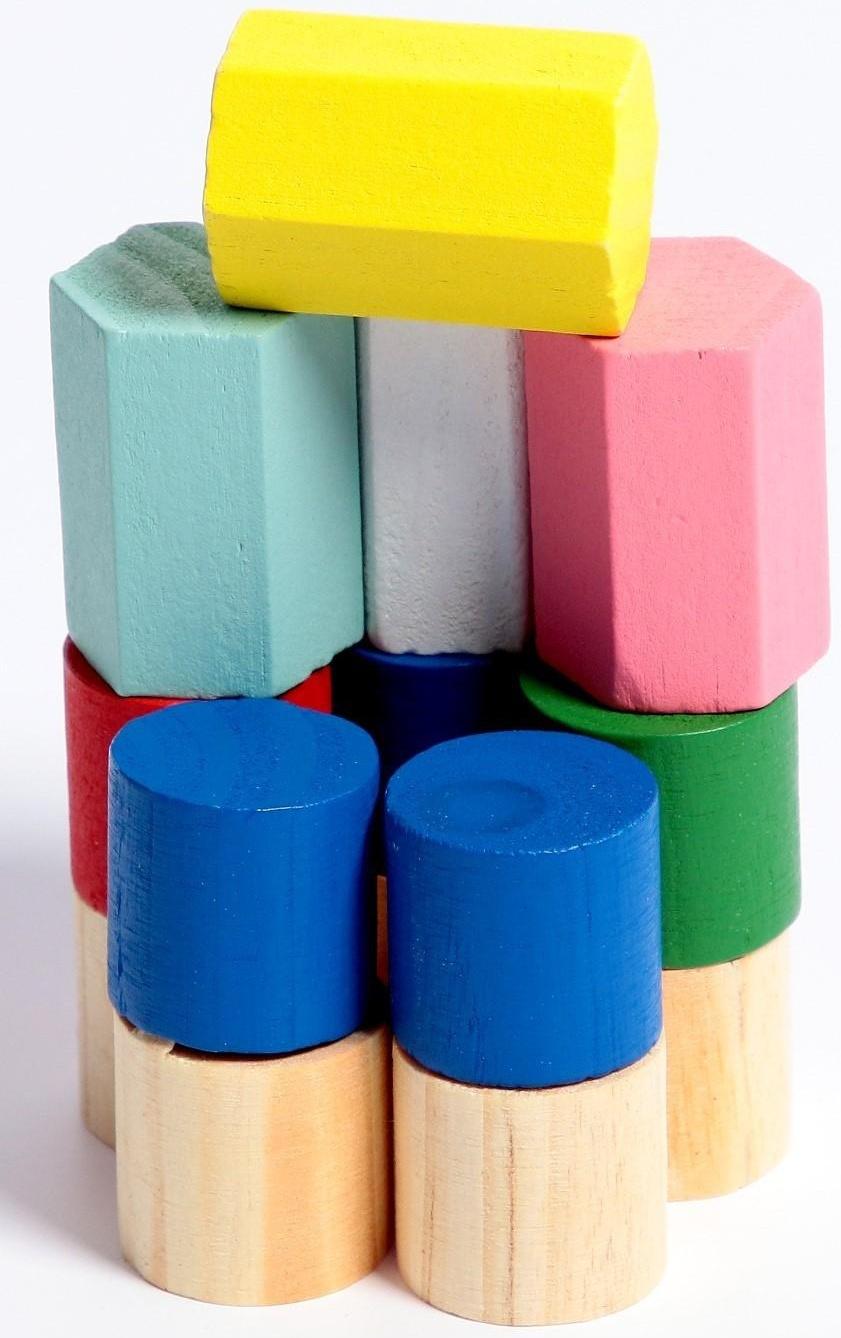 Деревянный конструктор «Фигуры» 14 шт.