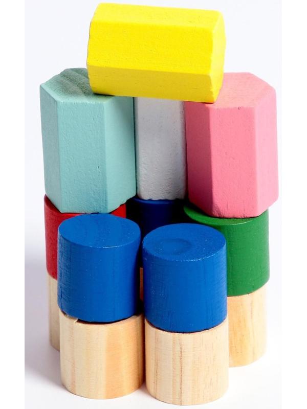 Деревянный конструктор «Фигуры» 14 шт.