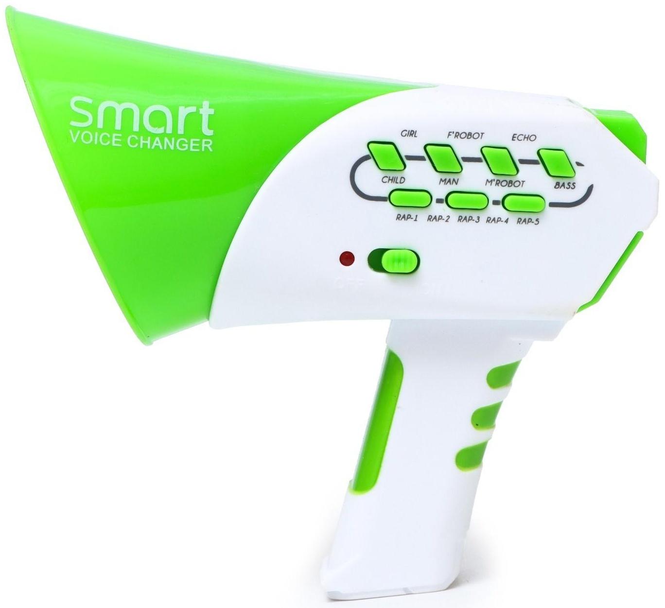 Мегафон Smart, с функцией изменения голоса, цвет зелёный