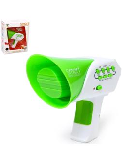 Мегафон Smart, с функцией изменения голоса, цвет зелёный