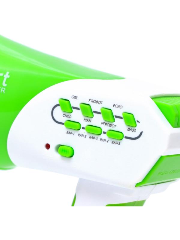 Мегафон Smart, с функцией изменения голоса, цвет зелёный