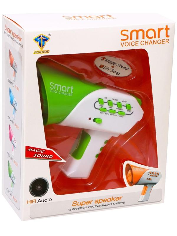 Мегафон Smart, с функцией изменения голоса, цвет зелёный
