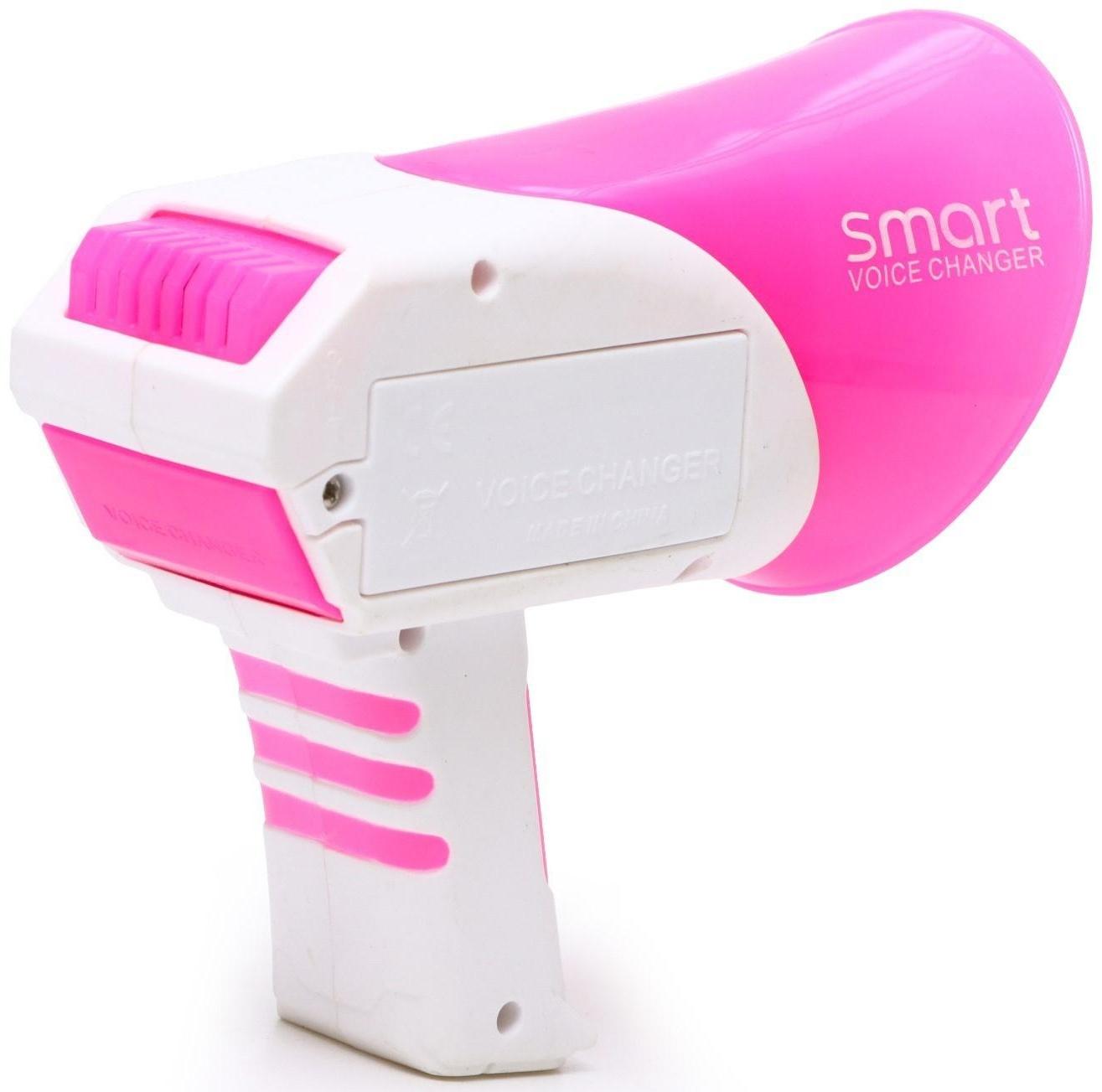 Мегафон Smart, с функцией изменения голоса, цвет розовый