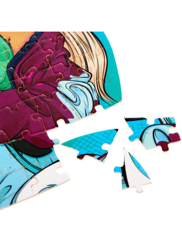 Фигурные пазлы 2 в 1 «Крутые девчонки»