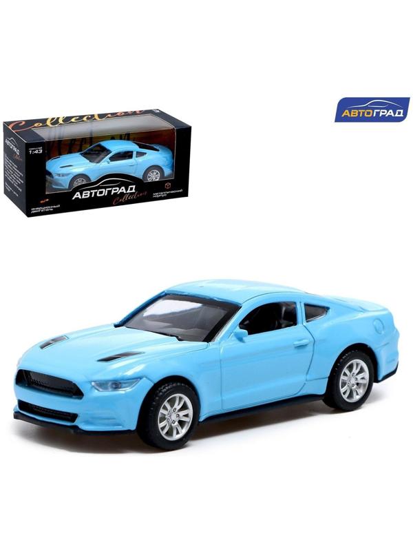 Машина металлическая «Спорт», инерционная, масштаб 1:43, цвет голубой