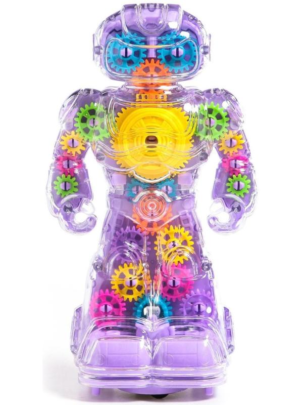 Музыкальный робот «Робби», русское озвучивание, световые эффекты, цвет фиолетовый