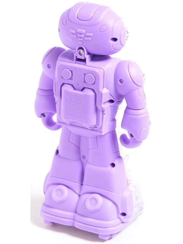 Музыкальный робот «Робби», русское озвучивание, световые эффекты, цвет фиолетовый
