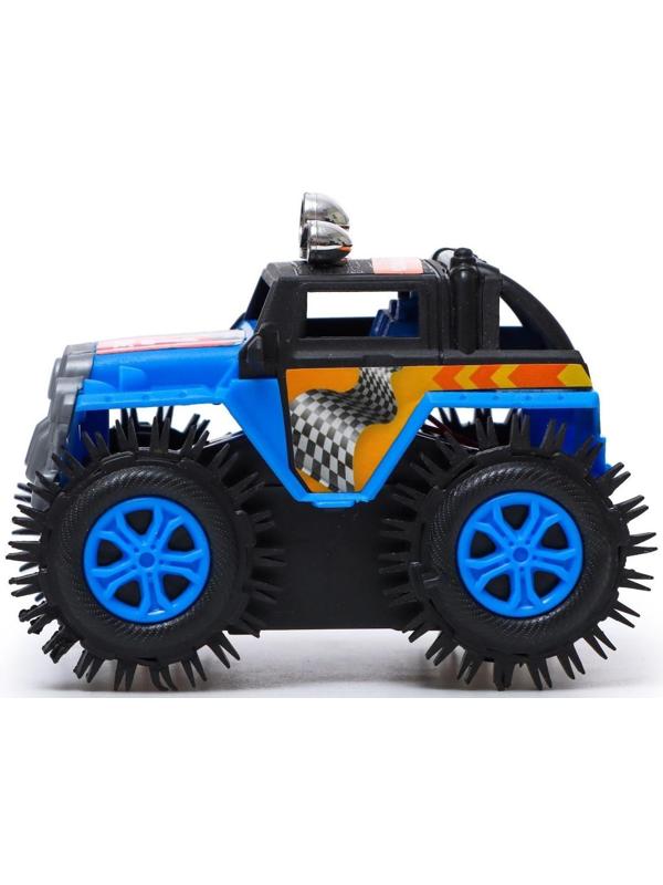 Джип-перевёртыш «Внедорожник», работает от батареек, цвет синий