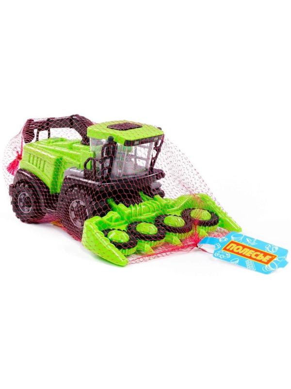 Комбайн «Полесье №2» инерционный, цвет зелёный