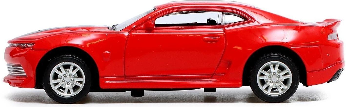 Машина металлическая «Гонка», инерционная, масштаб 1:43, цвет красный