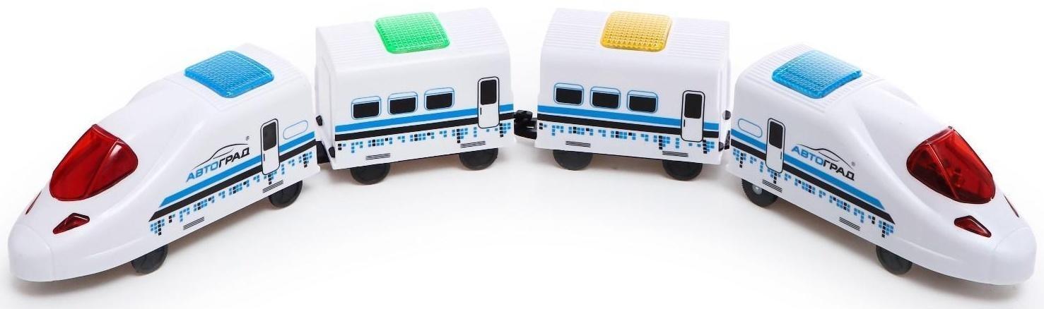 Поезд «Скорый», русская озвучка, работает от батареек, световые и звуковые эффекты