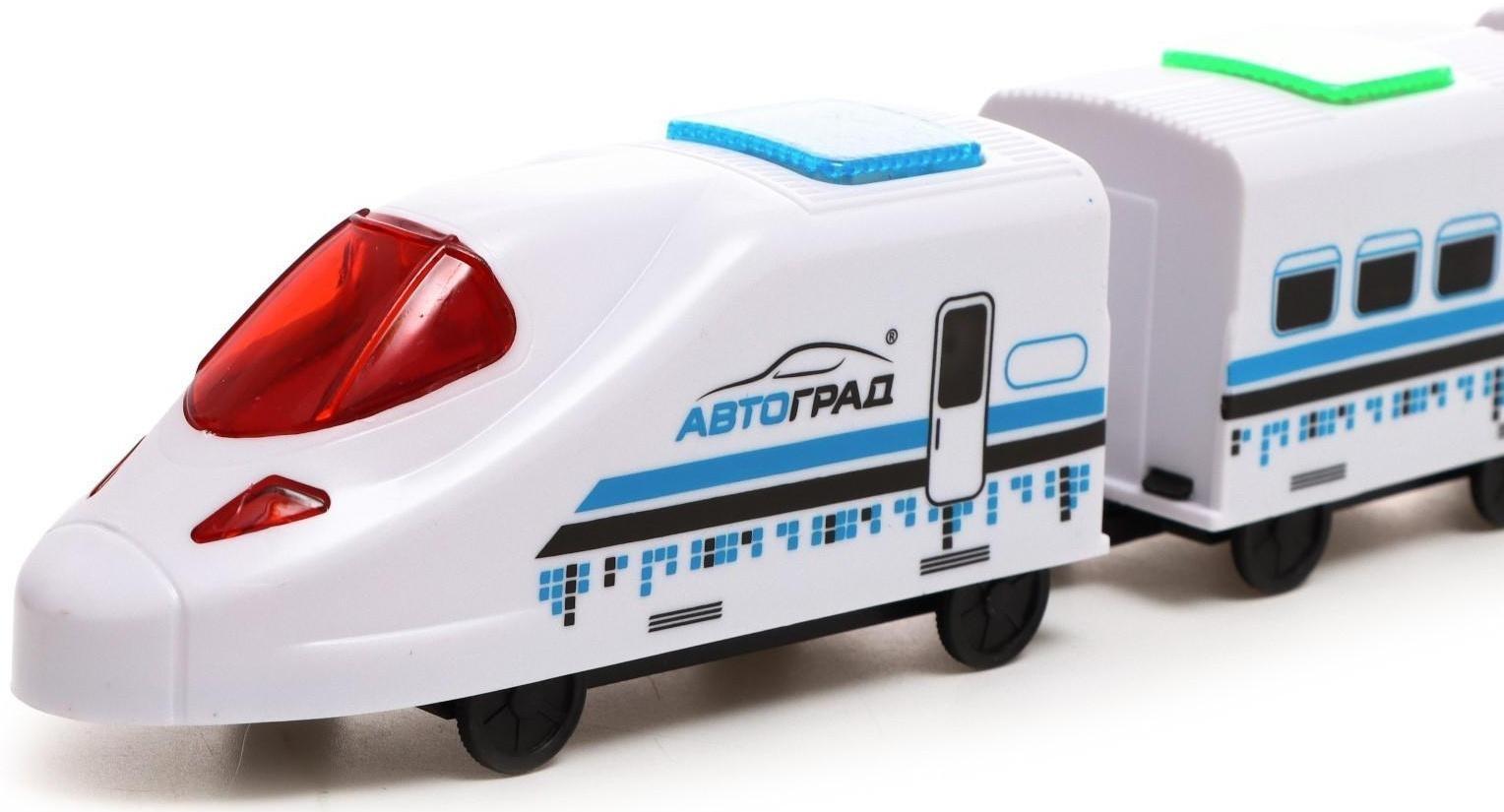 Поезд «Скорый», русская озвучка, работает от батареек, световые и звуковые эффекты