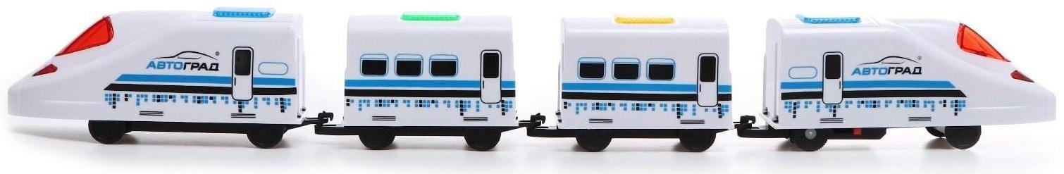 Поезд «Скорый», русская озвучка, работает от батареек, световые и звуковые эффекты