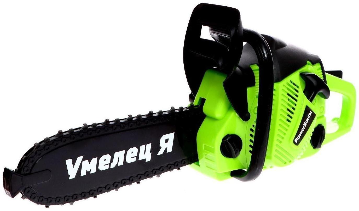 Бензопила «Форест», салатовая, звуковые эффекты, работает от батареек