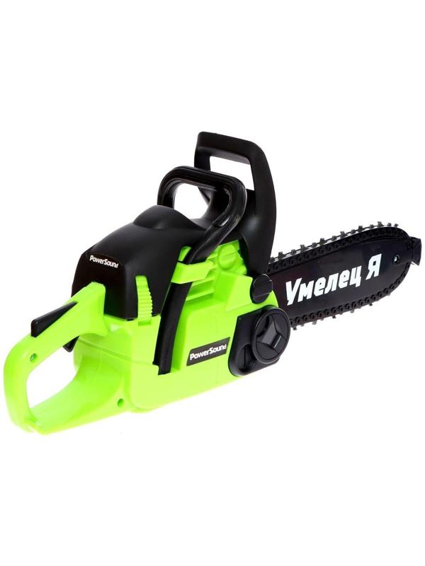 Бензопила «Форест», салатовая, звуковые эффекты, работает от батареек