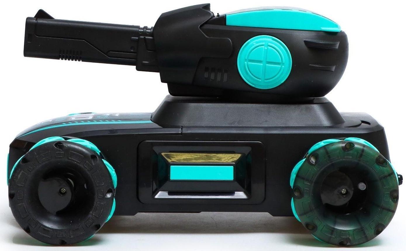 Танк радиоуправляемый Fighter, 4WD, управление жестами, стреляет гелевыми пулями, цвет чёрно-зелёный