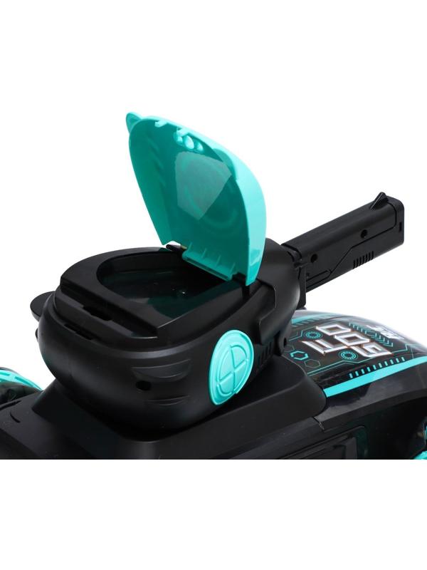 Танк радиоуправляемый Fighter, 4WD, управление жестами, стреляет гелевыми пулями, цвет чёрно-зелёный