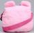 Сумка детская меховая «Мишка», розовый, 15х13х3 см
