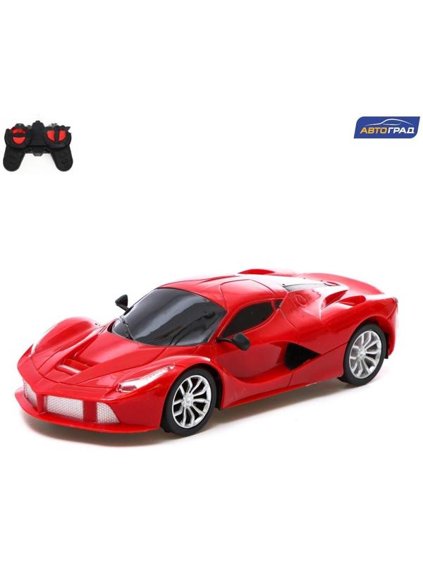 Машина радиоуправляемая «СпортКар», работает от батареек, цвет красный