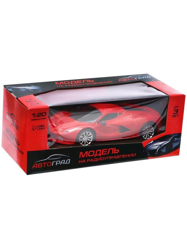 Машина радиоуправляемая «СпортКар», работает от батареек, цвет красный