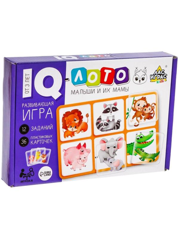 Развивающая игра IQ-лото «Мамы и малыши»