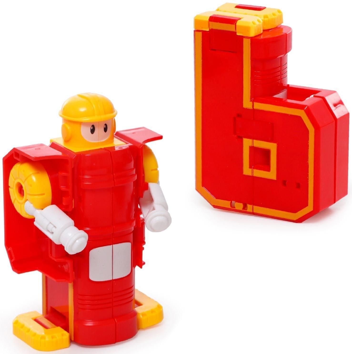 Набор роботов «Алфавит» D622-H315, трансформируются, 7 штук, собираются в 1 робота