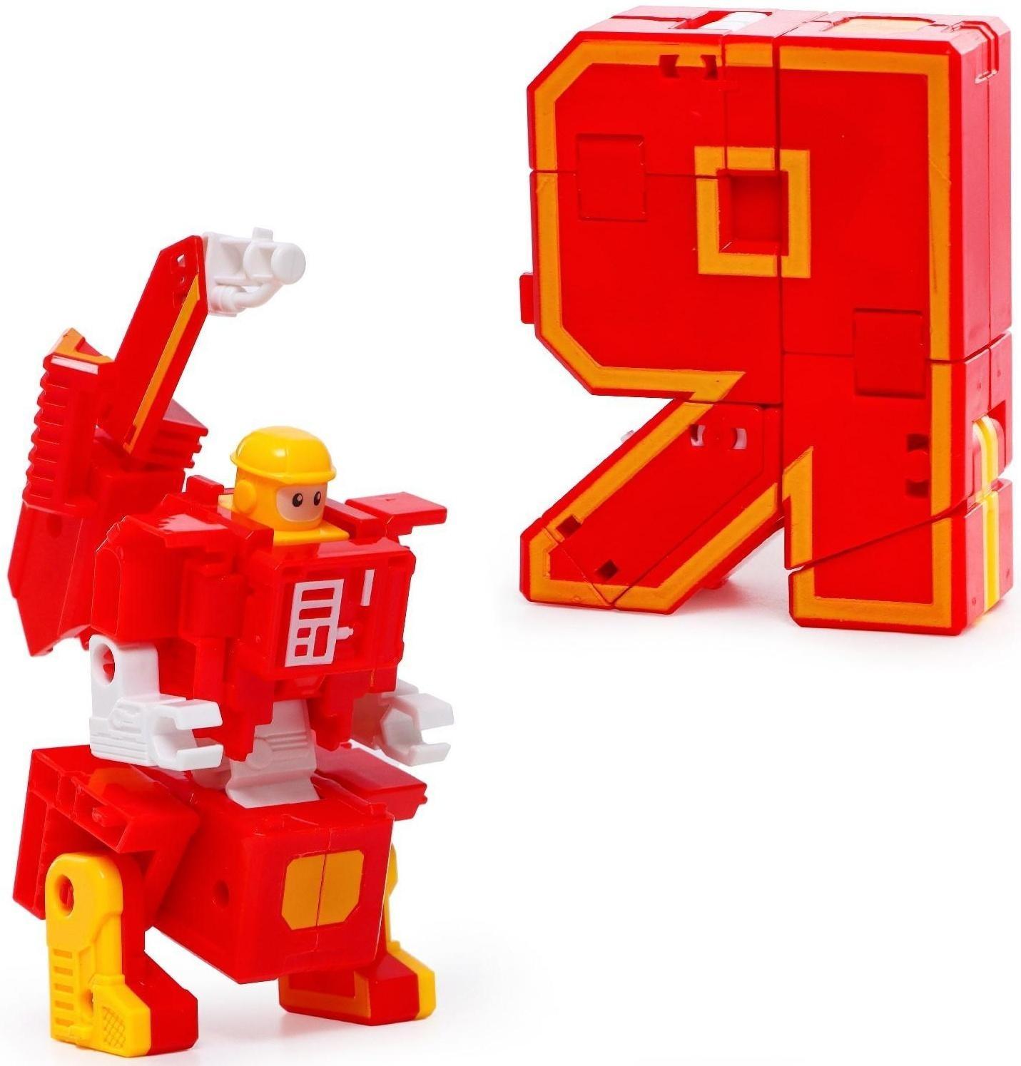 Набор роботов «Алфавит» D622-H315, трансформируются, 7 штук, собираются в 1 робота