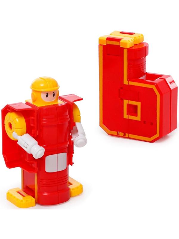 Набор роботов «Алфавит» D622-H315, трансформируются, 7 штук, собираются в 1 робота