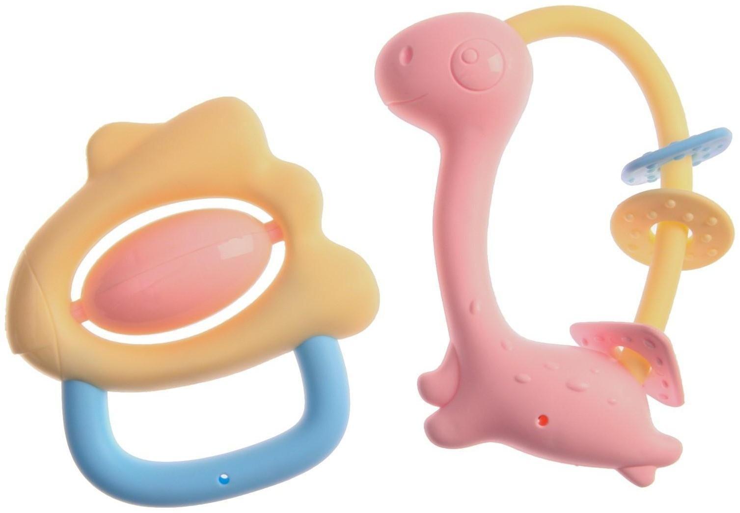 Набор погремушек «Динозаврики», 6шт.