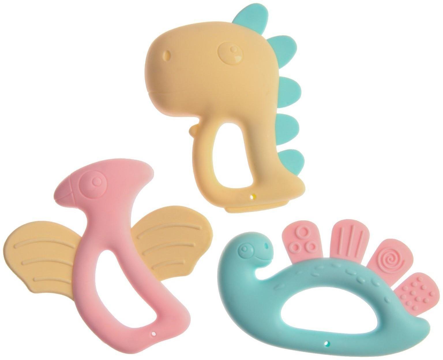 Набор погремушек «Динозаврики», 6шт.