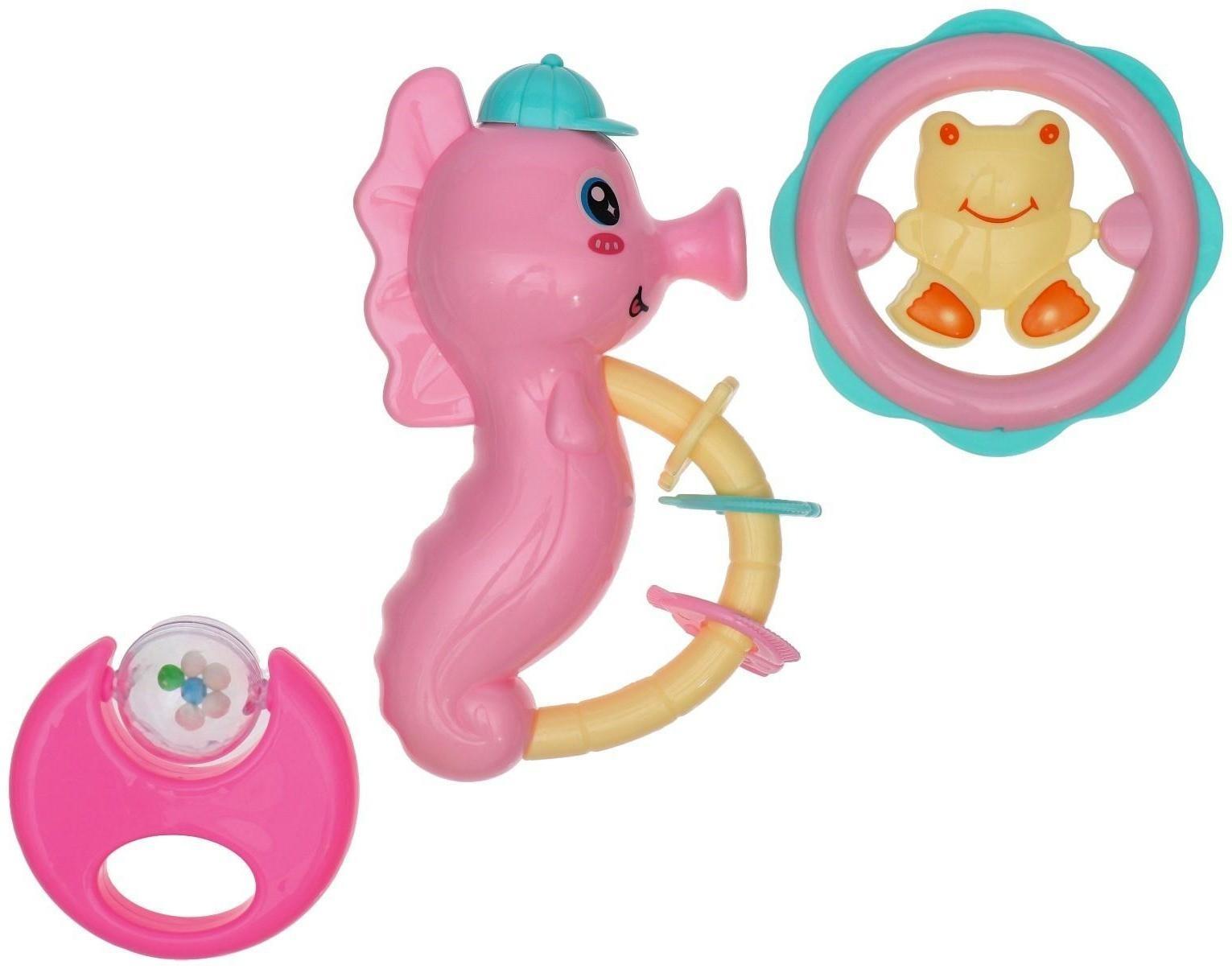 Набор погремушек «Дино», 6шт