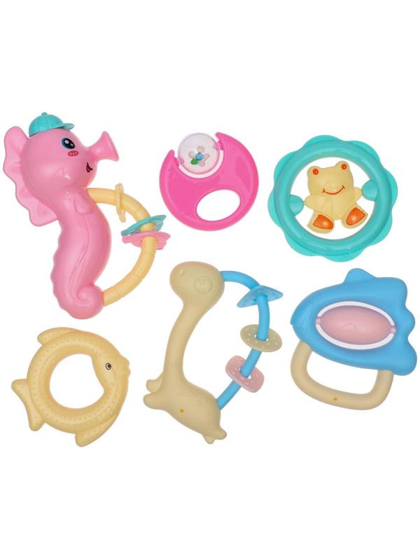 Набор погремушек «Дино», 6шт