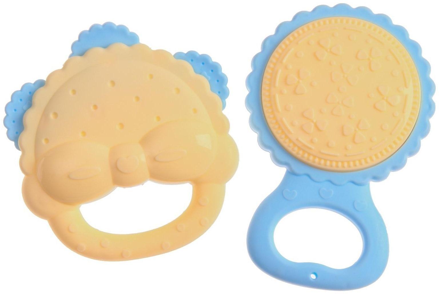 Набор погремушек и прорезывателей «Нежность», 7шт