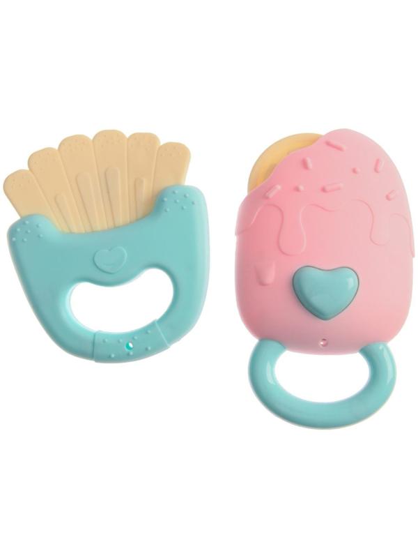Набор погремушек и прорезывателей «Нежность», 7шт