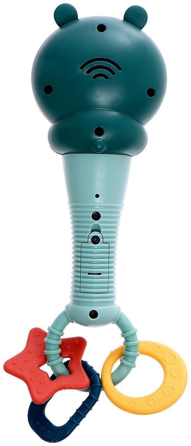 Музыкальная игрушка «Милый мишка», звук, свет, цвет зелёный