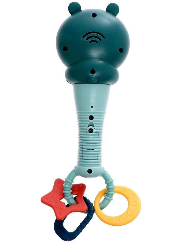 Музыкальная игрушка «Милый мишка», звук, свет, цвет зелёный