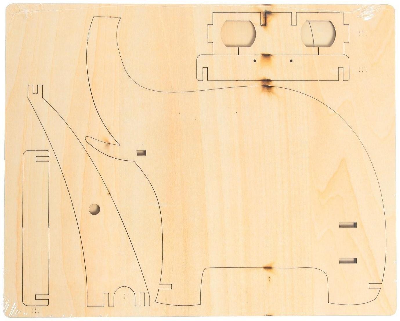 Электронный конструктор «Весёлый слон», 26 элементов, наклейки
