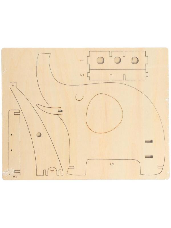 Электронный конструктор «Весёлый слон», 26 элементов, наклейки
