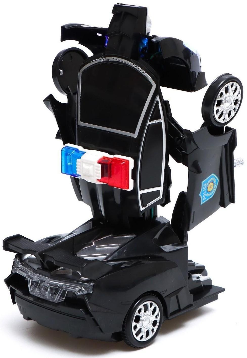 Робот радиоуправляемый «Полицейский», трансформируется, световые и звуковые эффекты