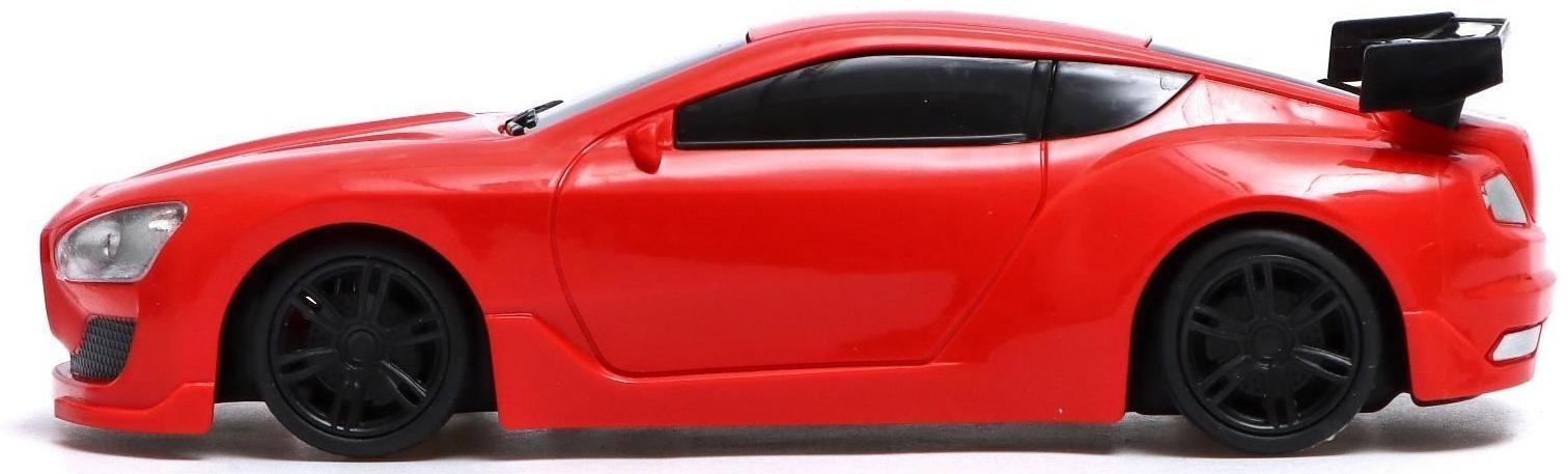 Машина радиоуправляемая «Купе», работает от батареек, цвет красный