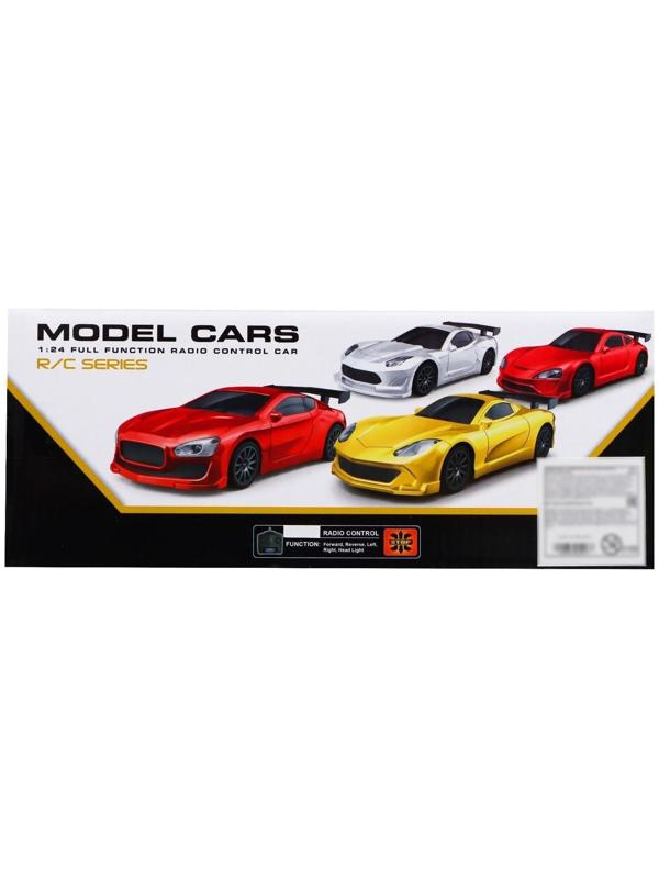 Машина радиоуправляемая «Купе», работает от батареек, цвет красный