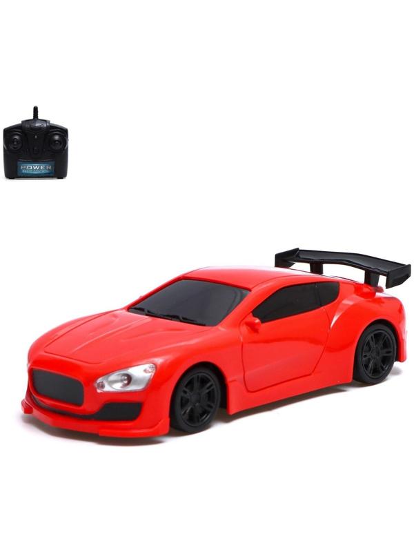 Машина радиоуправляемая «Купе», работает от батареек, цвет красный