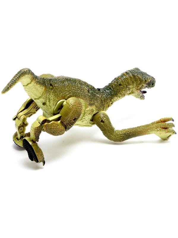Динозавр радиоуправляемый «Велоцираптор», цвет коричневый