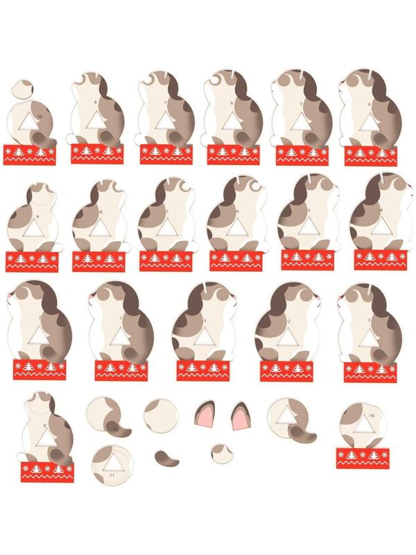 3D конструктор «Милый котик», 28 деталей