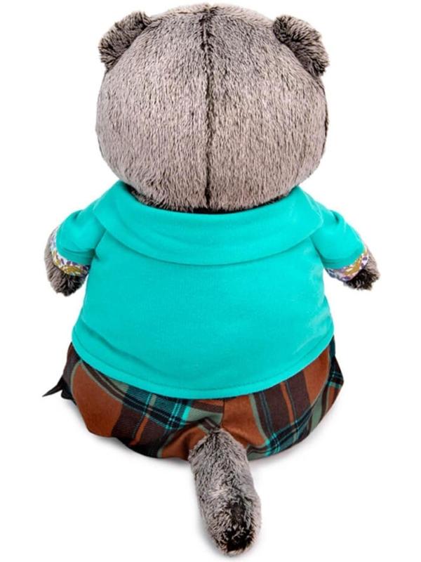 Мягкая игрушка «Басик в штанах в клетку»,19 см