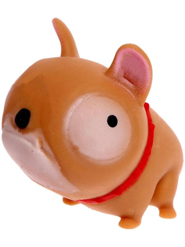 Мялка «Собачка» с пастой, цвета МИКС