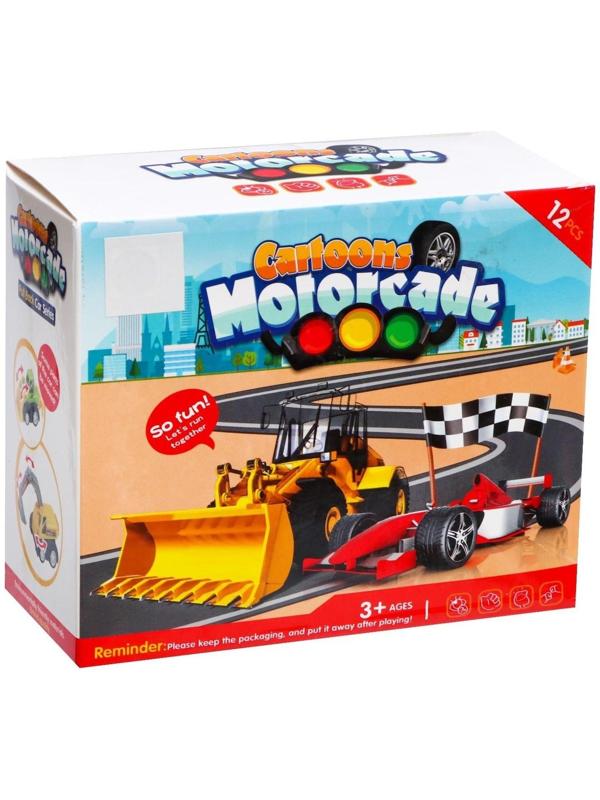 Набор инерционных машин «Город», 12 штук