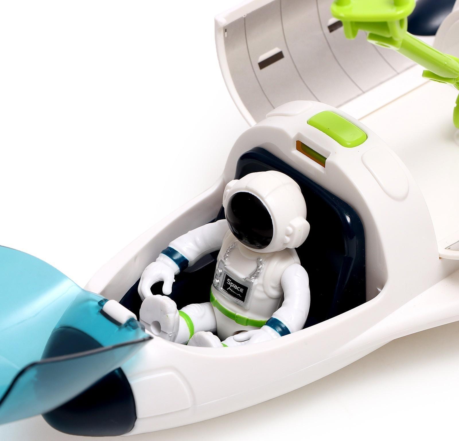 Игровой набор «Исследование космоса», 3в1: станция, шаттл, луноход